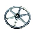 B & K Dial 14 in. H X 14 in. W Black Zinc Blower Pulley 6341